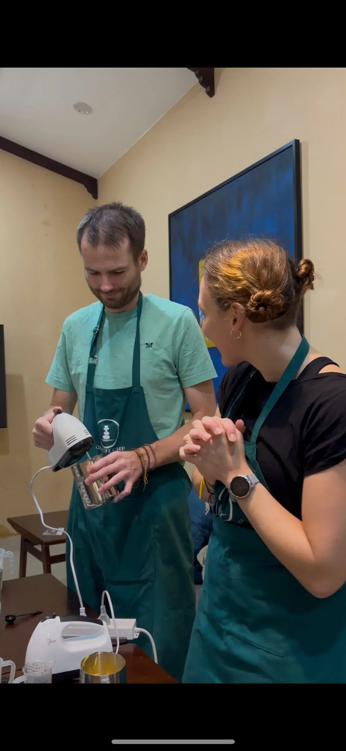 Barista nhí tài năng